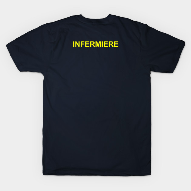 Infermiere | Nurse | T-shirt for Nursing Staff | Print on back by Betta's Collections